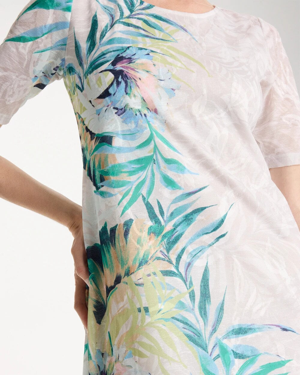 Chico's Sale - Jersey Knit Tropical Maxi Dress