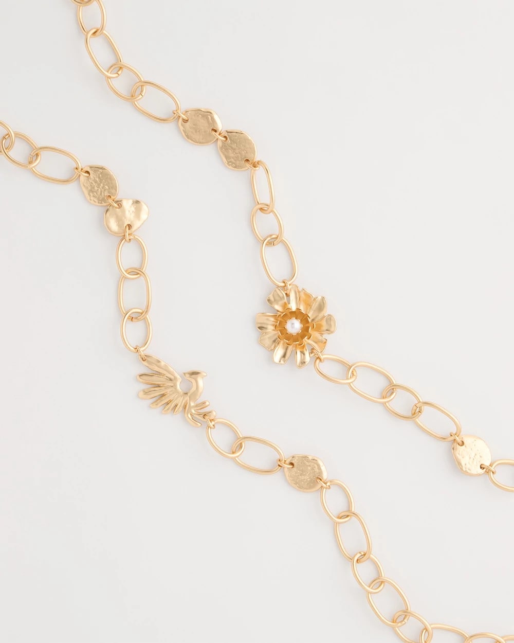Chico's US - Flower Long Single-Strand Necklace