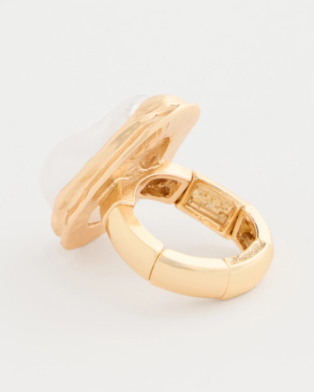 Chico's / Faux Pearl Stretch Ring