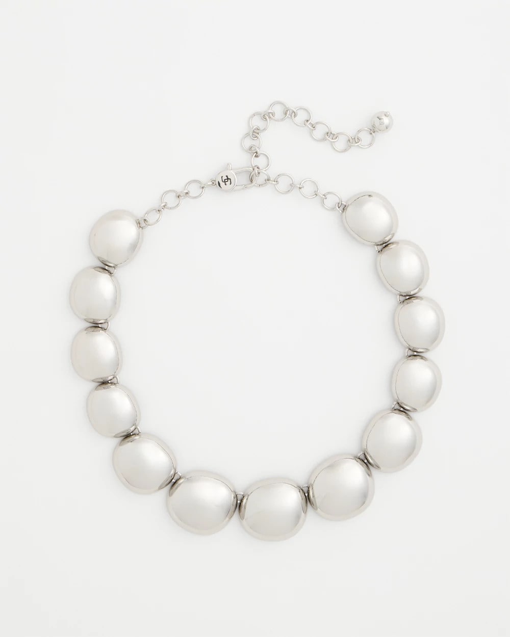 Chico's Sale - Silver Pebble Collar Necklace