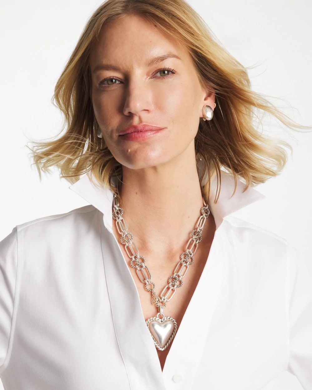 Chico's On Sale - Heart Twice As Nice Pendant Necklace