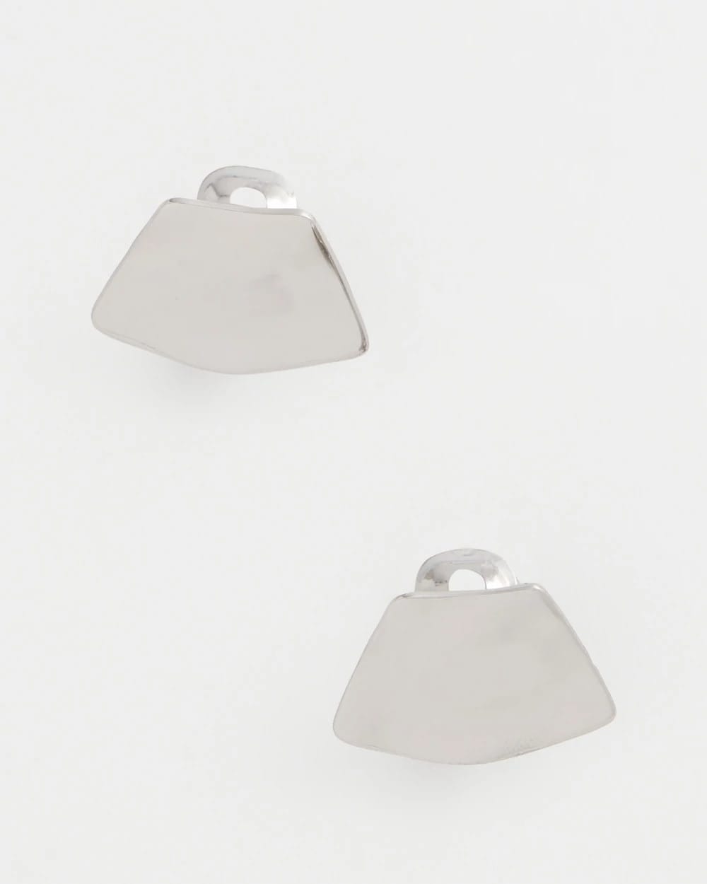 Chico's For Sale - Silver Fan Clip On Earrings