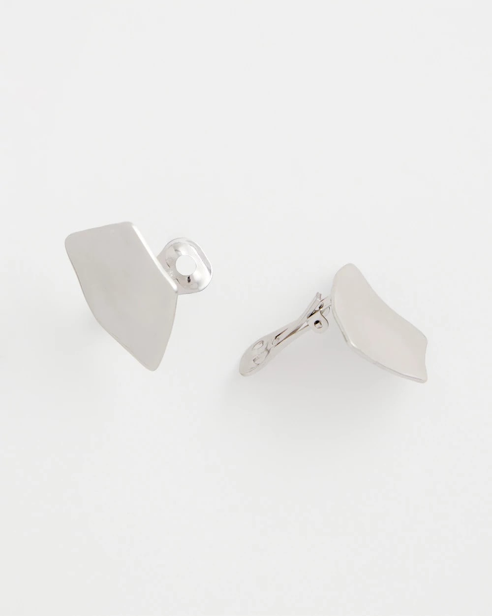 Chico's For Sale - Silver Fan Clip On Earrings