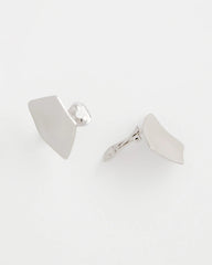 Chico's For Sale - Silver Fan Clip On Earrings