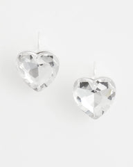 Chico's Outlet - Crystal Heart Gem Drop Earrings