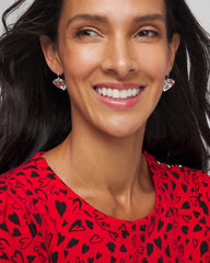 Chico's Outlet - Crystal Heart Gem Drop Earrings