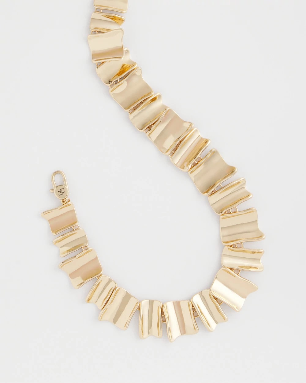 Chico's US - Gold Wave Collar Necklace