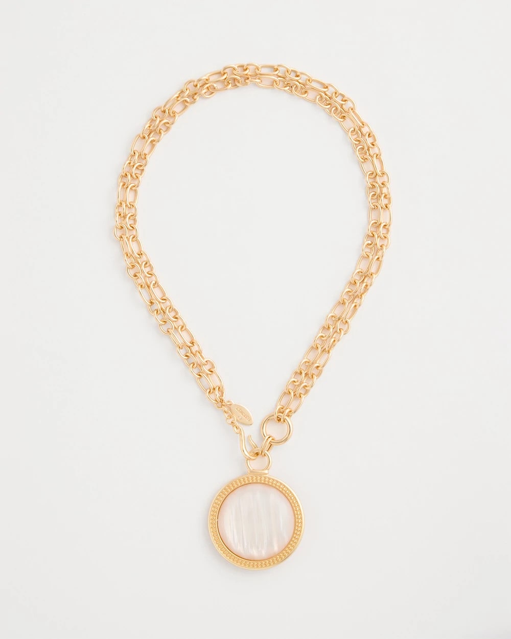 Chico's Discount - Reversible Swan Pendant Necklace