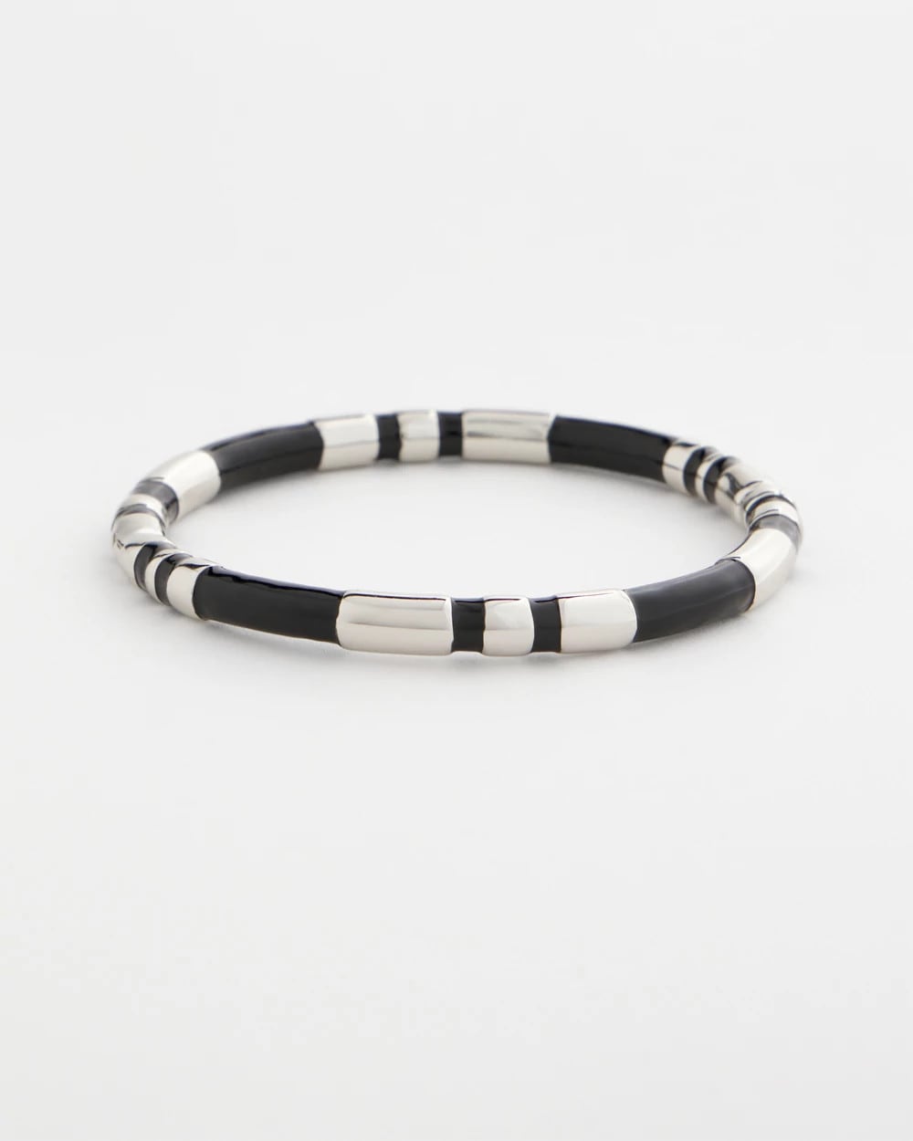 Chico's / Black Enamel Hinge Bangle
