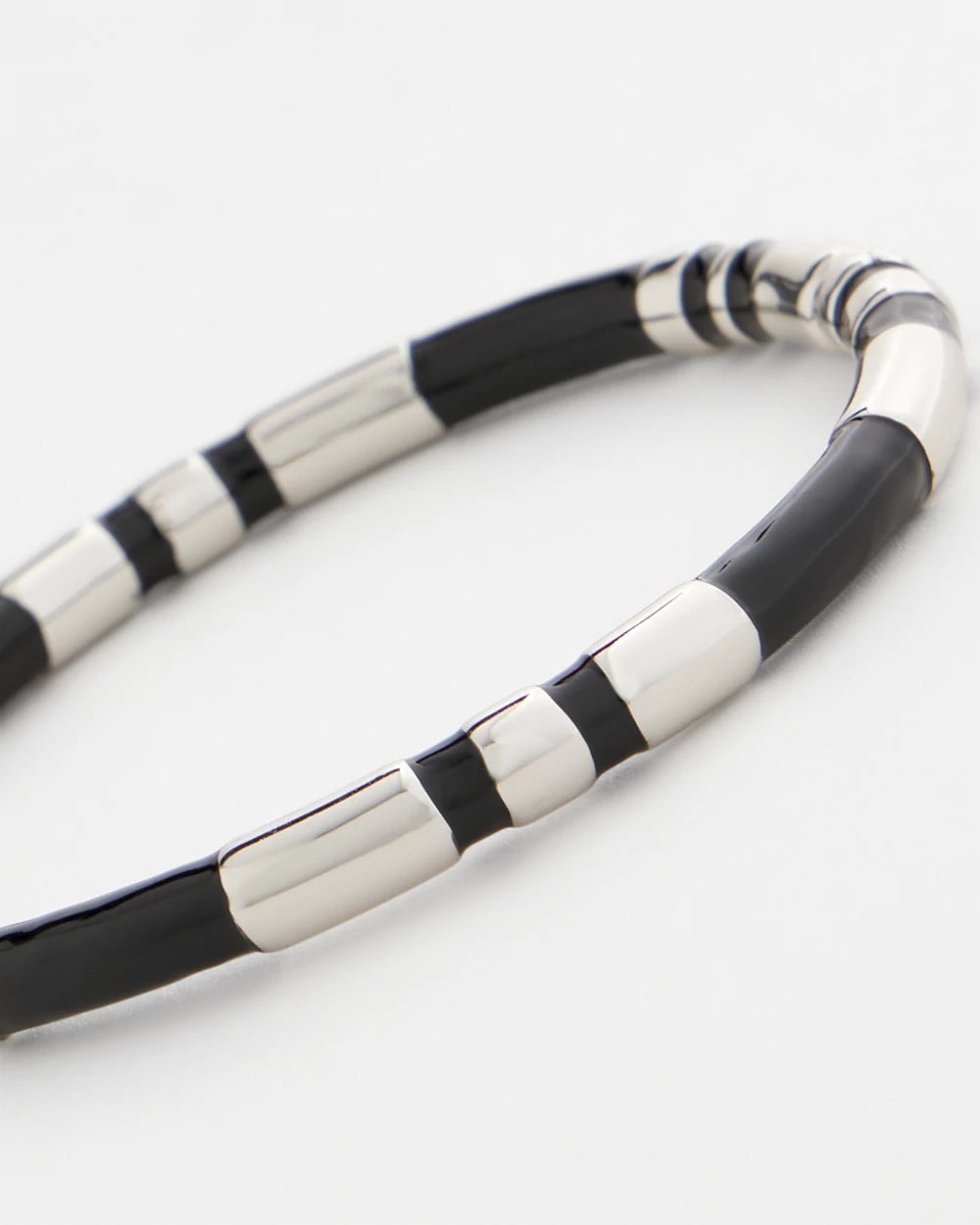 Chico's / Black Enamel Hinge Bangle