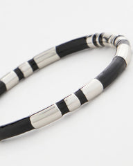 Chico's / Black Enamel Hinge Bangle