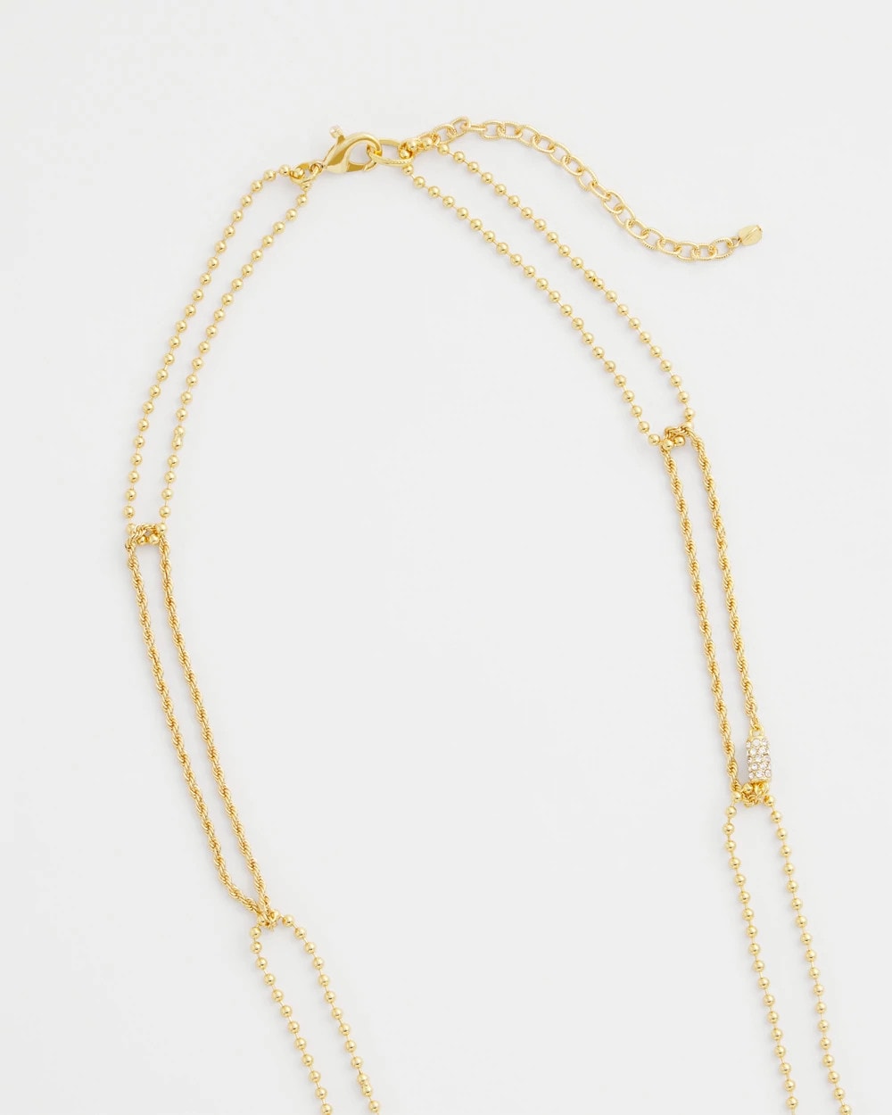 Chico's Discount - Long Gold Ball Chain Single Strand