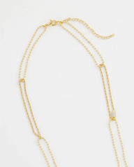 Chico's Discount - Long Gold Ball Chain Single Strand