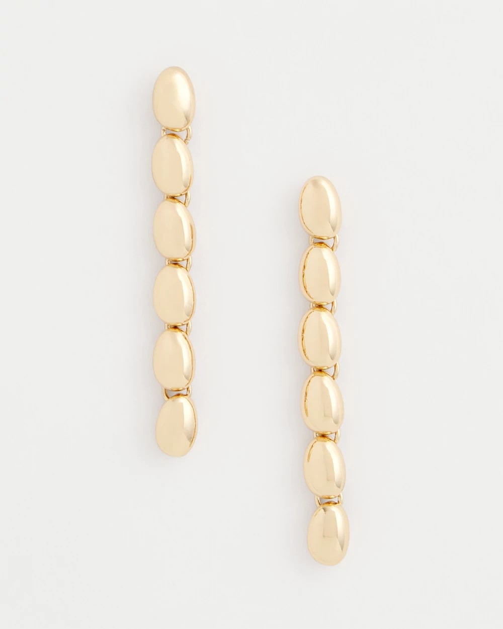 Chico's Online - Gold Linear Bead Earrings