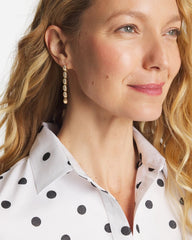 Chico's Online - Gold Linear Bead Earrings