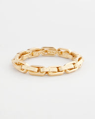 Chico's / Gold Link Stretch Bracelet