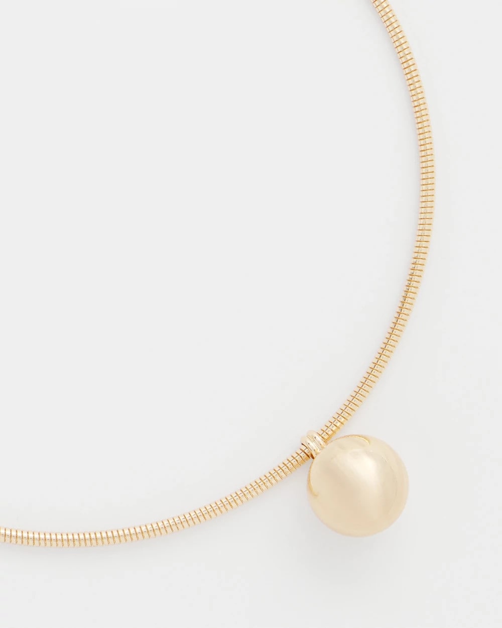 Chico's For Sale - Gold Bead Collar Necklace