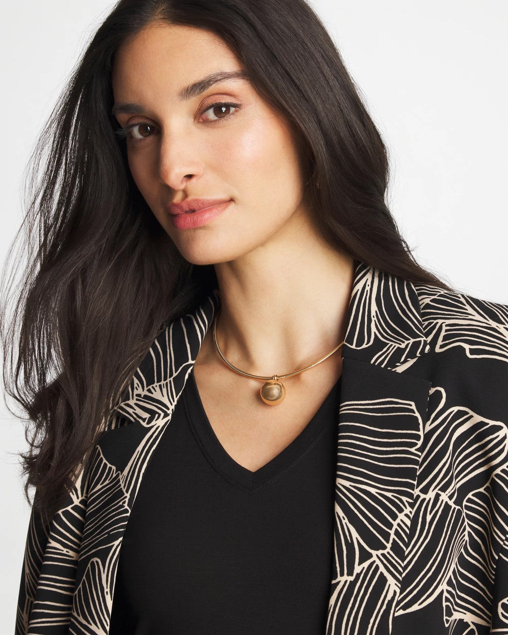 Chico's For Sale - Gold Bead Collar Necklace