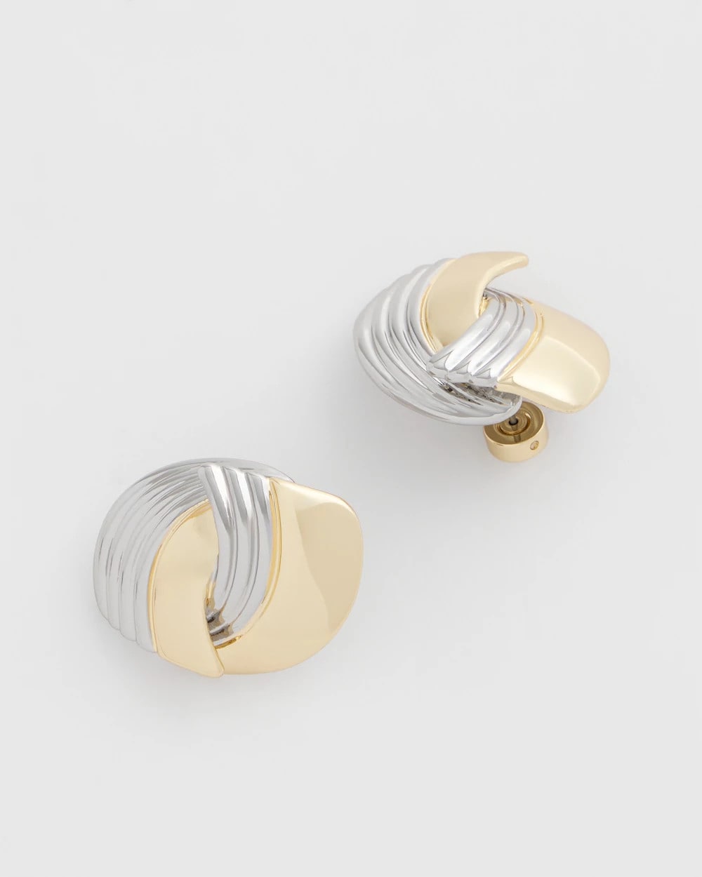 Chico's Outlet - Mixed Metal Stud Earrings