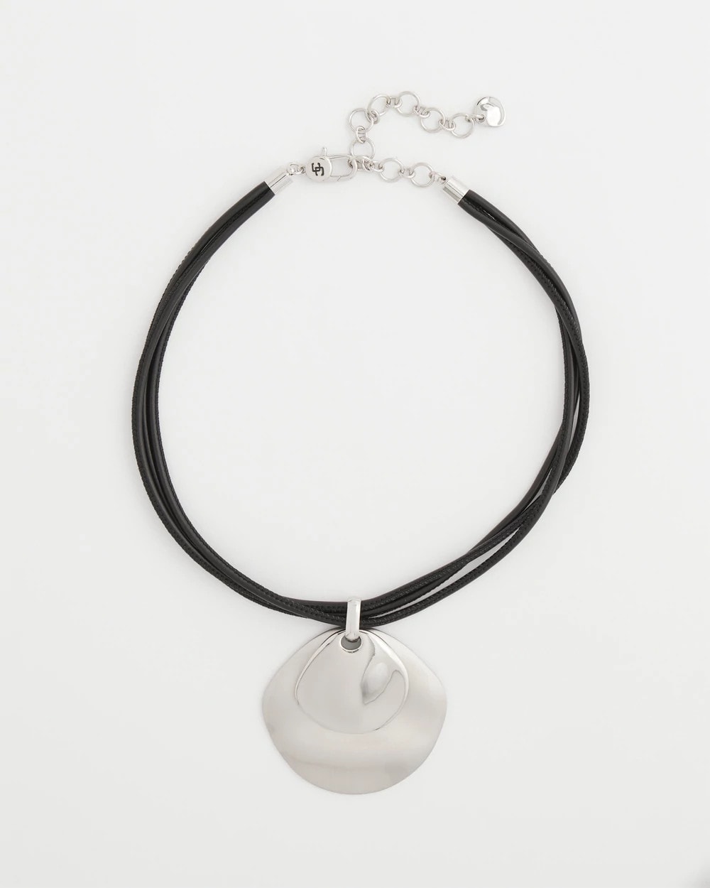 Chico's US - Silver Pendant On Cord