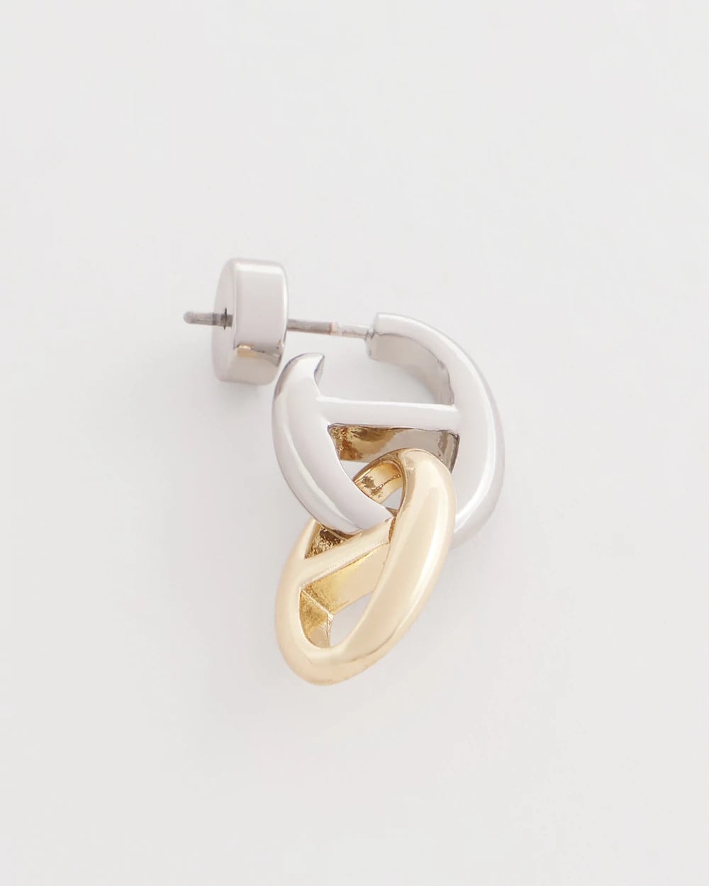 Chico's Discount - Mixed Metal Link Earrings