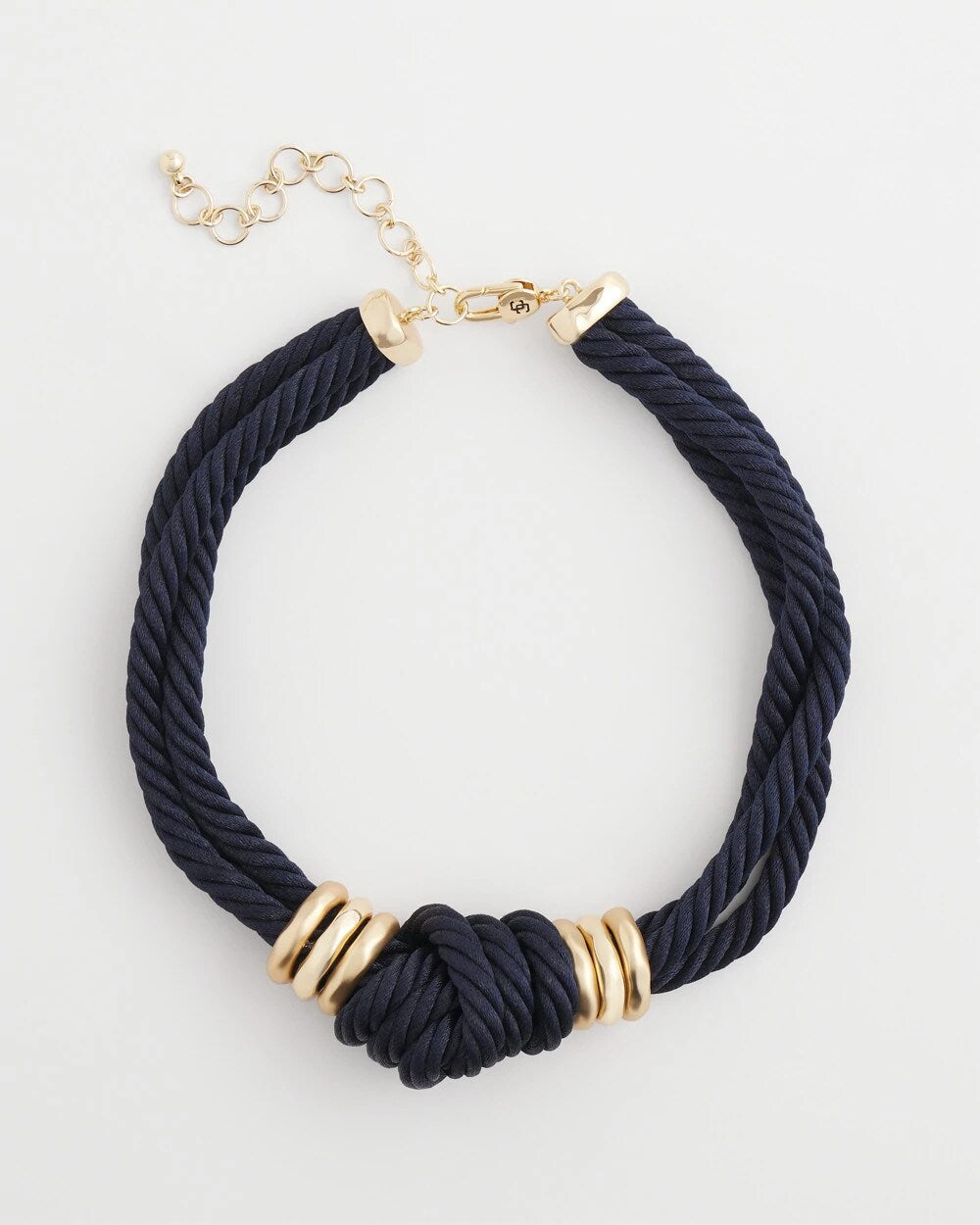 Chico's For Sale - Navy Knot Rope Necklace