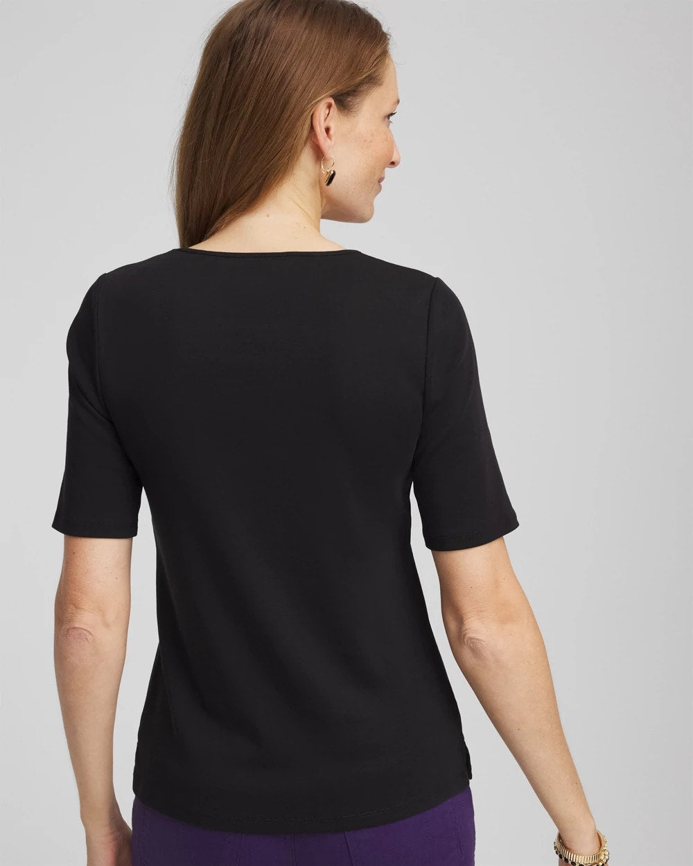 Chico's For Sale - Pima Cotton Henley Tee