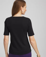 Chico's For Sale - Pima Cotton Henley Tee