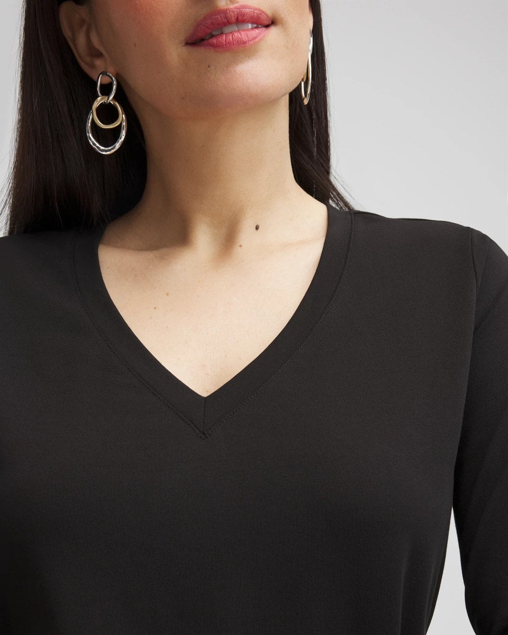 Chico's Outlet - 3/4 Sleeve Perfect Tee