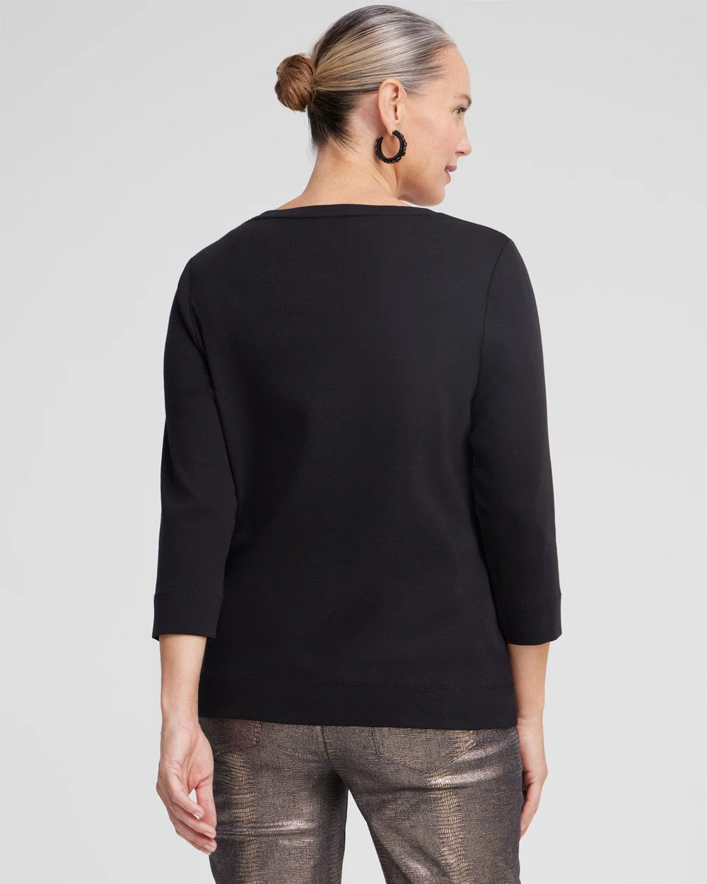 Chico's Online - 3/4 Sleeve V-Neck Tee