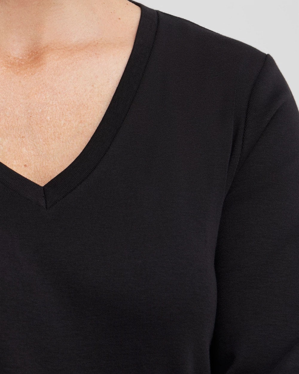 Chico's Online - 3/4 Sleeve V-Neck Tee