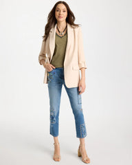 Chico's Discount - Cotton Slub V-Neck Tee