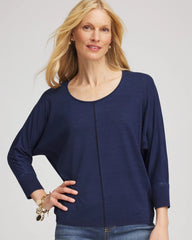 Chico's On Sale - Dolman Denim Tee