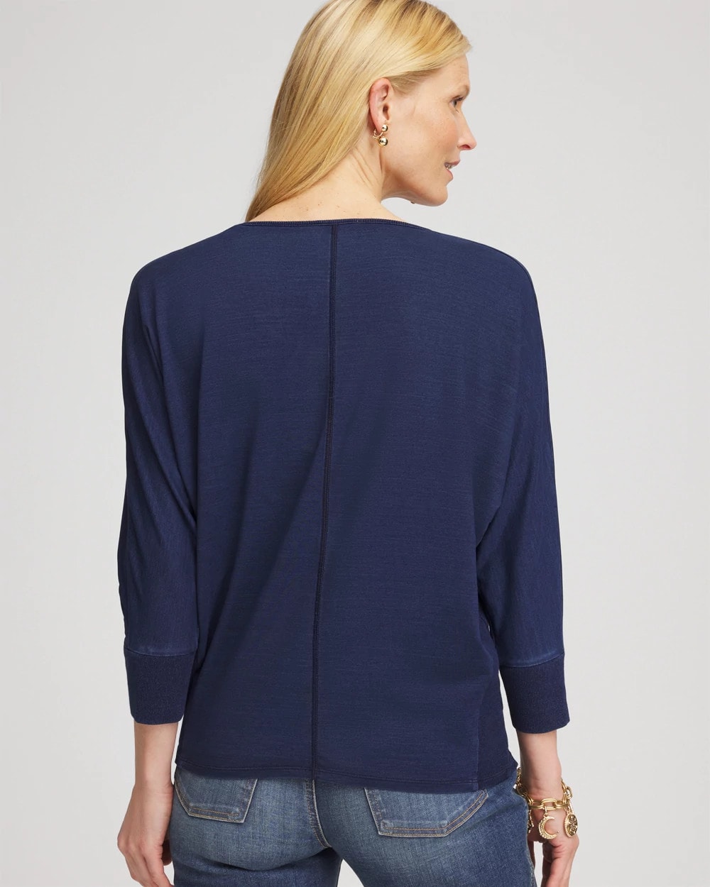 Chico's On Sale - Dolman Denim Tee