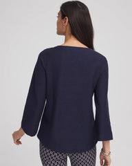 Chico's Discount - Denim Soutache Top