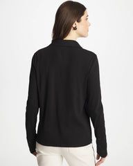 Chico's For Sale - Collared Rib Mix Henley