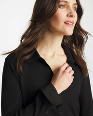 Chico's For Sale - Collared Rib Mix Henley