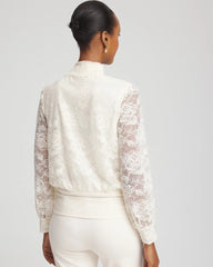 Chico's US - Tie-Neck Banded-Bottom Top