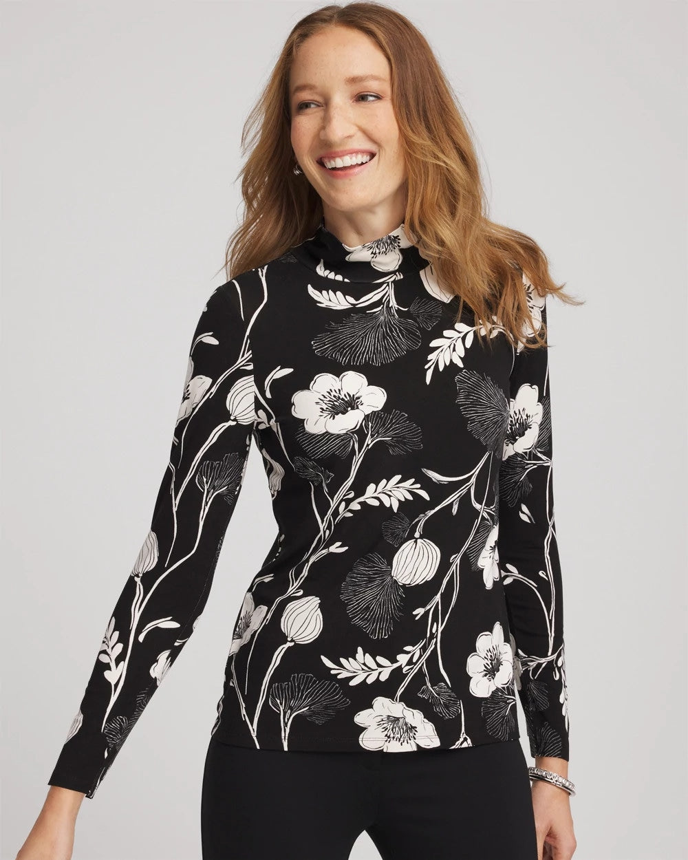 Chico's On Sale - Touch of Cool™ Mockneck Layering Tee