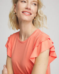 Chico's Sale - Touch of Cool™ Flutter Sleeve Tee