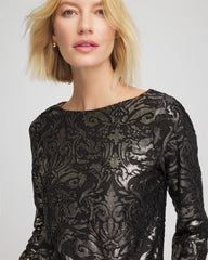 Chico's Online - Art Deco Burnout Jacquard Top