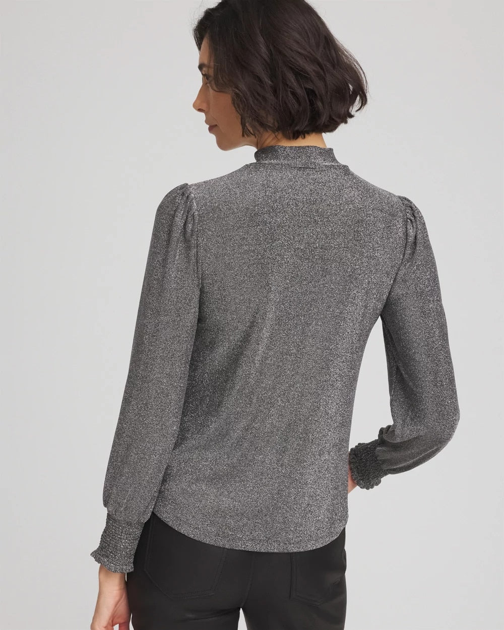 Chico's / Sparkle Smocked Top