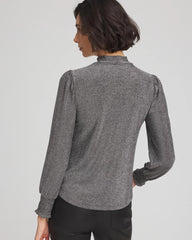 Chico's / Sparkle Smocked Top