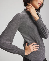 Chico's / Sparkle Smocked Top