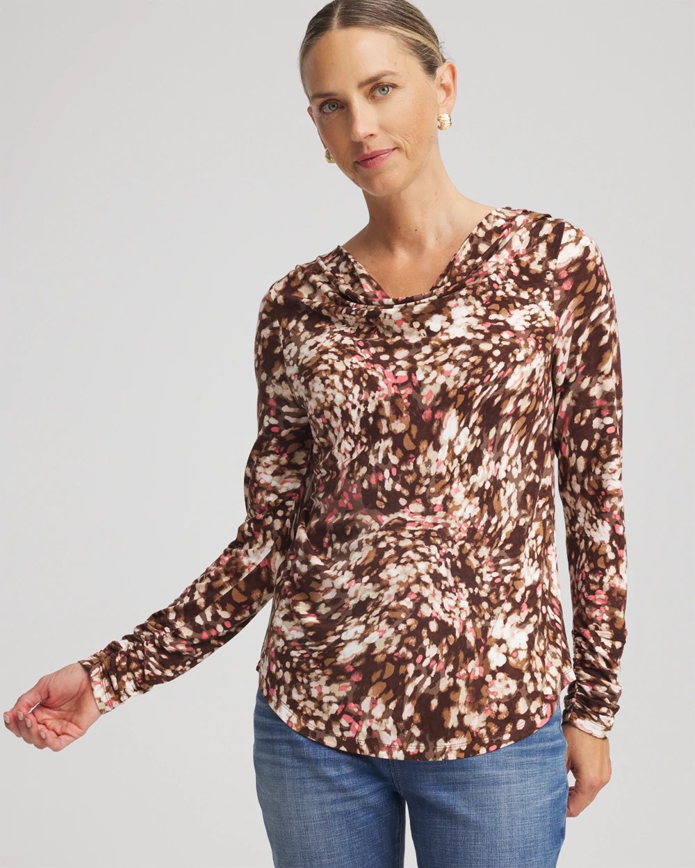 Chico's / Touch of Cool™ Cowlneck Tee