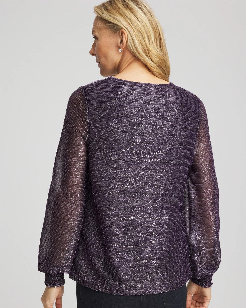 Chico's Sale - Foiled Bodre Top