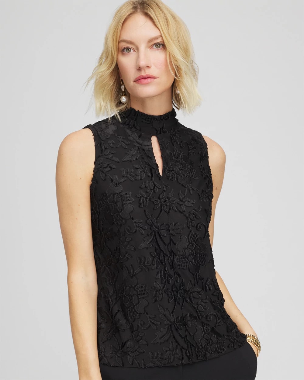 Chico's For Sale - Burnout Mockneck Tank