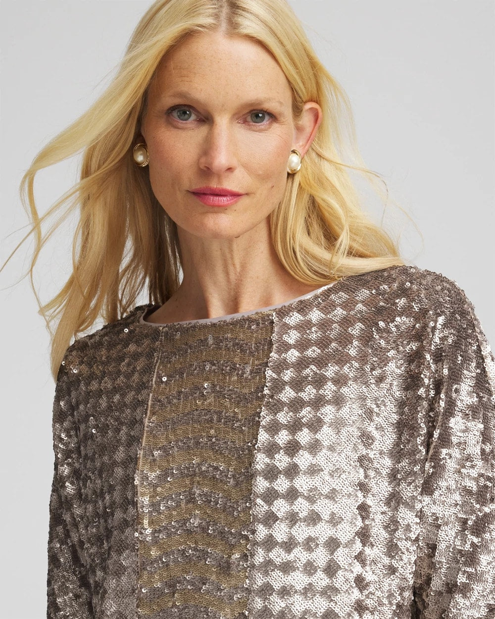 Chico's Online - Art Deco Dolman Sequins Tee
