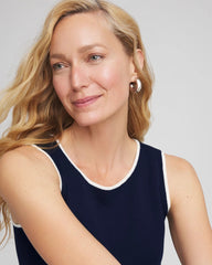 Chico's US - Travelers™ Tipped Sweater Shell Tank