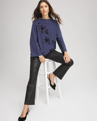 Chico's Outlet - Embellished Structured Top